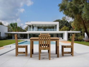 Windsor Classic Side Chair 5-Pieces Dining Table Set