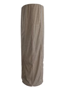 AZ Patio Heaters Round Glass Tube Heater Commercial Cover  Tan