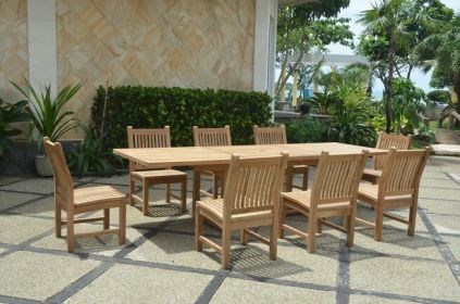 Bahama Sahara 9-Pieces 10' Rectangular Dining Set