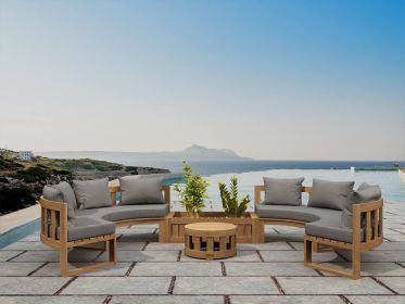 SET-809 CIRCULAR MODULAR DEEP SEATING