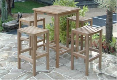 Bahama Montego 5-Pieces Square Bar Set