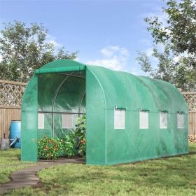 Mini Walk-in Greenhouse (Color: as picture)